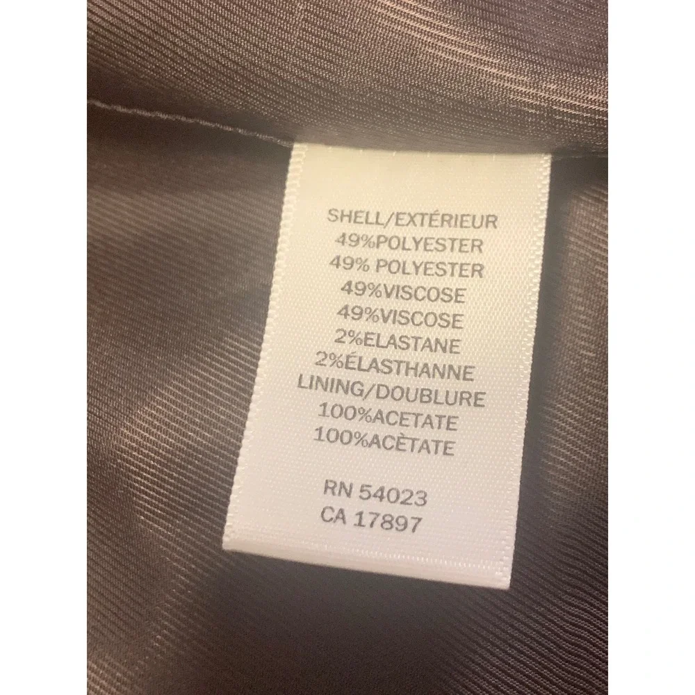 Banana Republic 42L Brown Chevron Herringbone Blazer Sport Coat Jacket